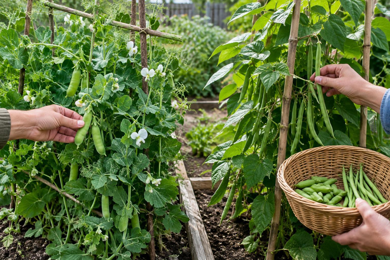 Peas vs. Beans: How Their Growing Needs and Harvests Differ