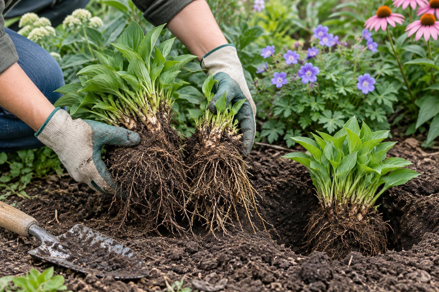 Dividing Perennials: When to Split Crowded Clumps and How to Replant Them