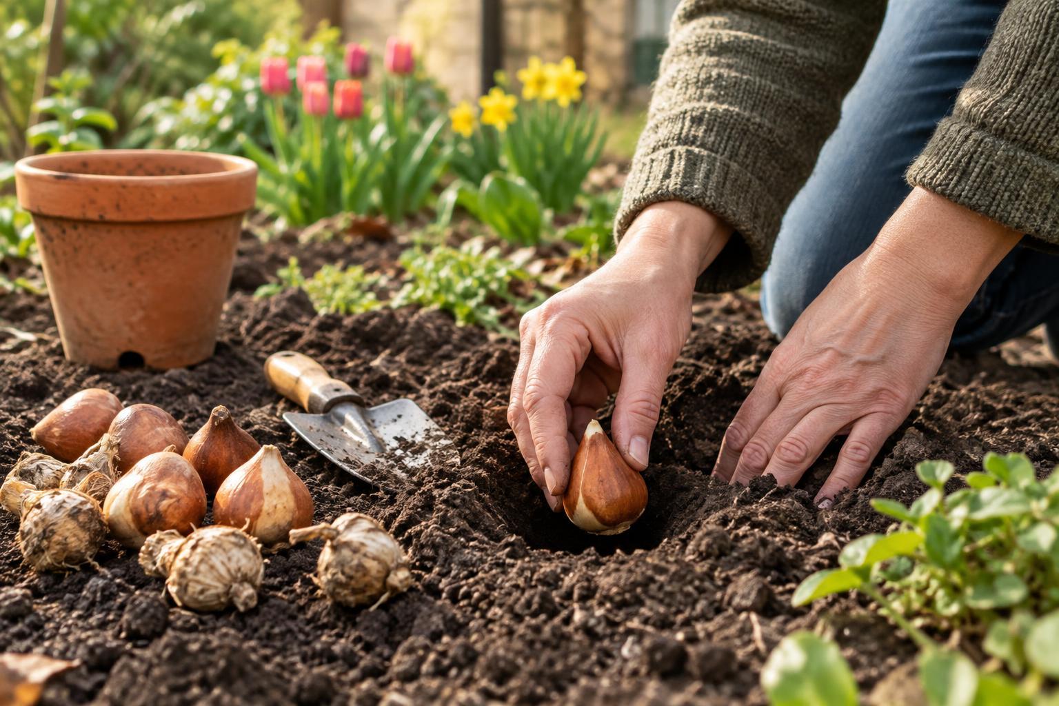 Planting Spring-Flowering Bulbs: Depth, Drainage, and After-Bloom Care
