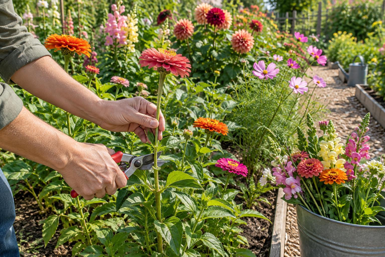 Planning a Cut-Flower Bed: Varieties, Spacing, and Harvesting